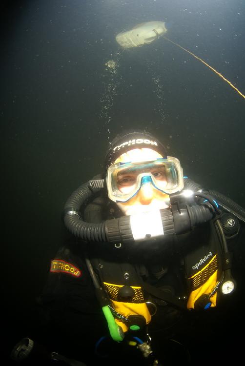 Zelfportret Jaap met Inspiration rebreather