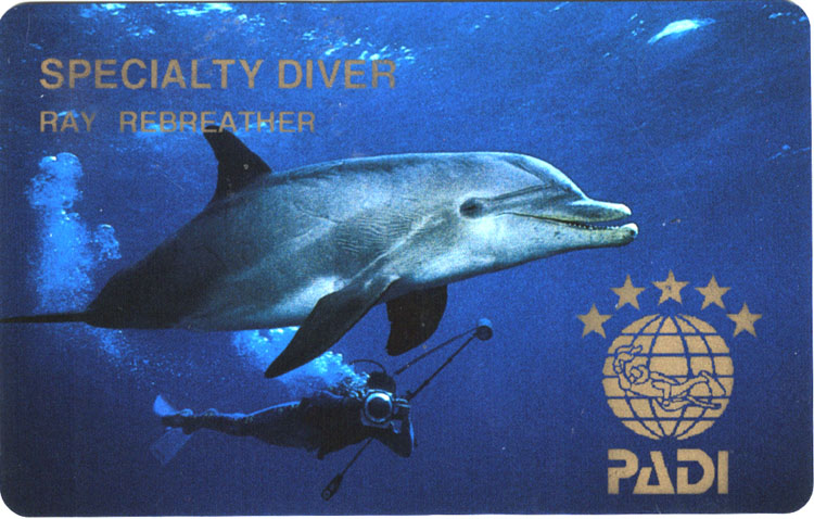 PADI Ray Rebreather Specialty