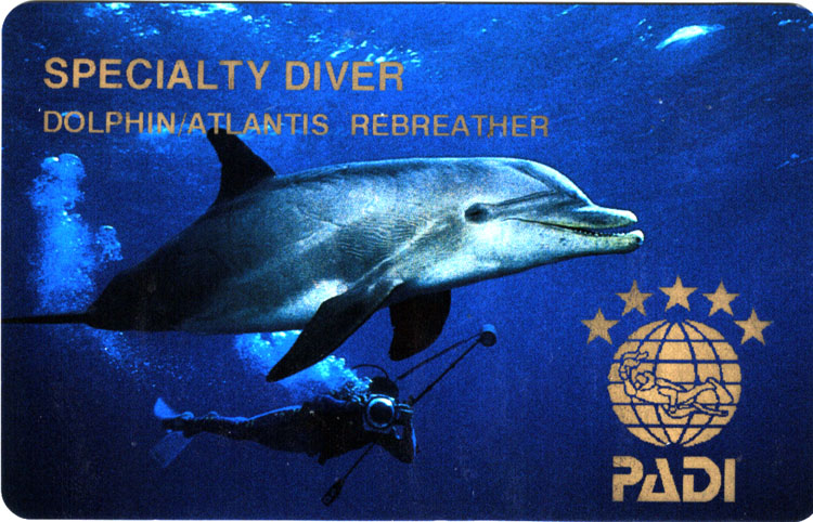 PADI Dolphin Rebreather Specialty