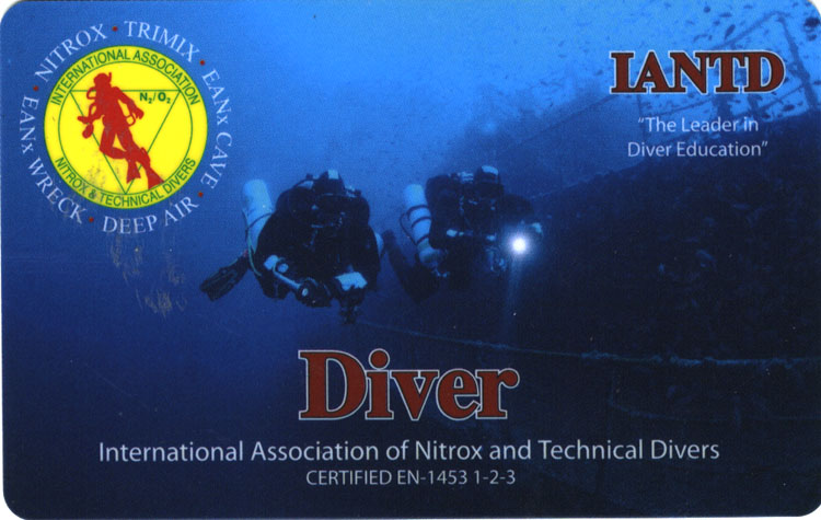 IANTD Normoxic CCR diver