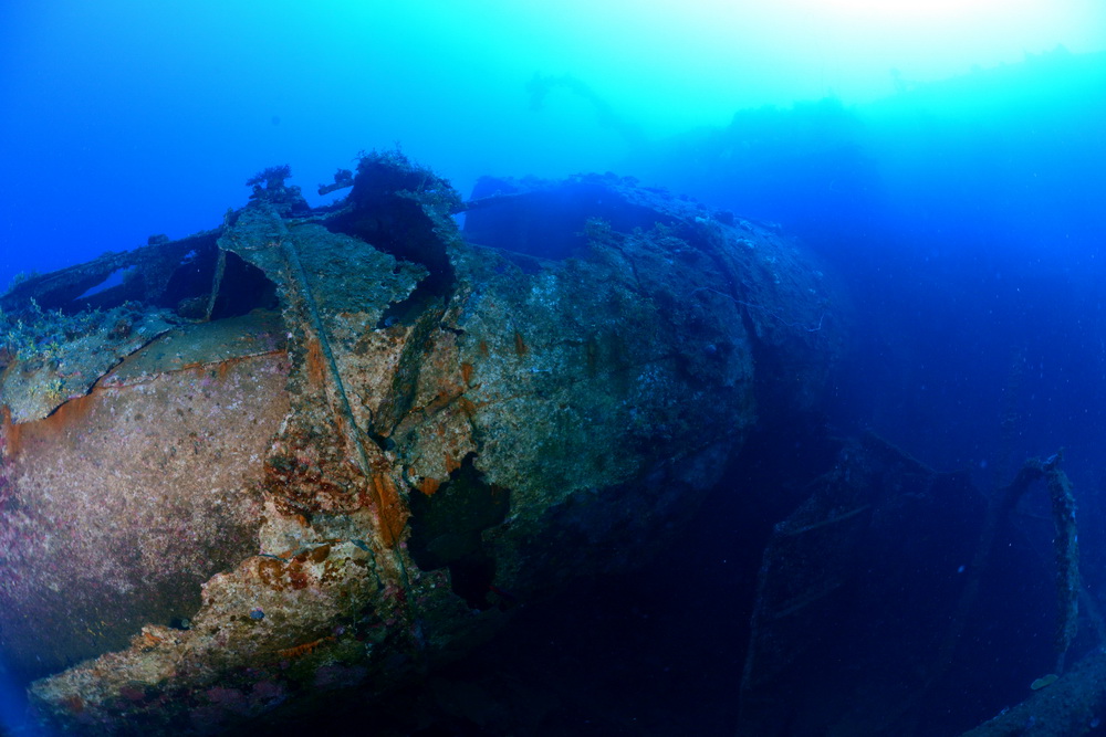 Schoorsteen van de Fujisan maru