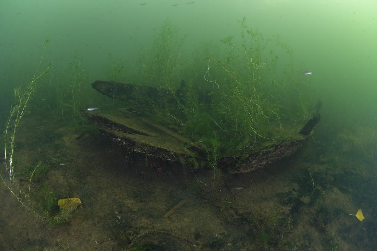 houten wrakje