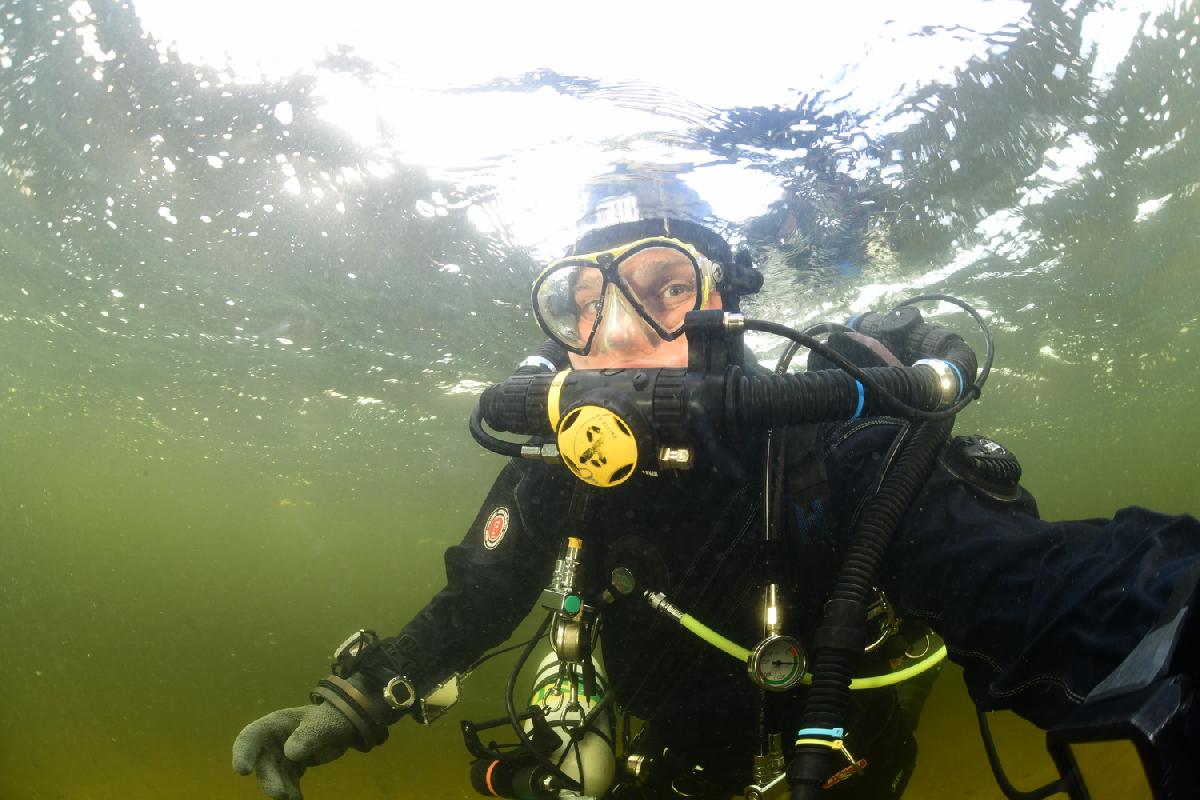 selfie van jaap op rebreather