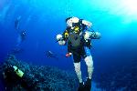 Jan Dankers met rebreather