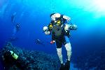 Jan Dankers met rebreather
