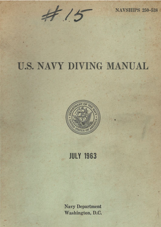 US Navy Diving Manual 1963