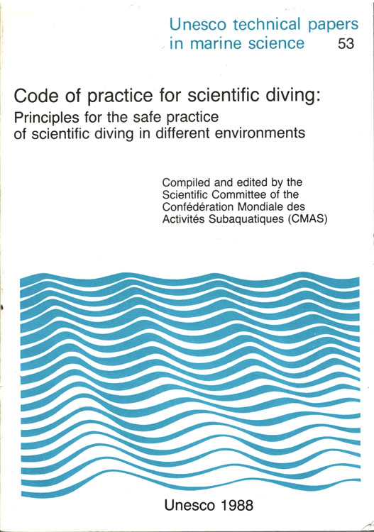 Code of Practice for Scientific Diving