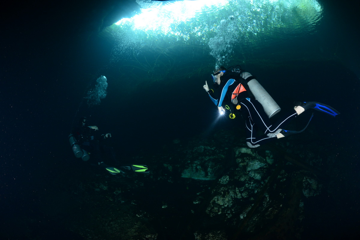 Nick in een cenote