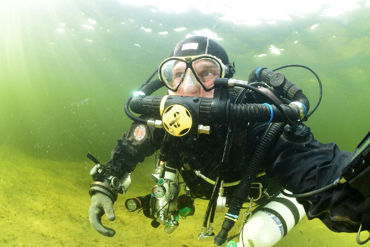 Selfie van jaap op rebreather