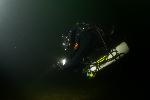 Tjerk Bouwman met rebreather